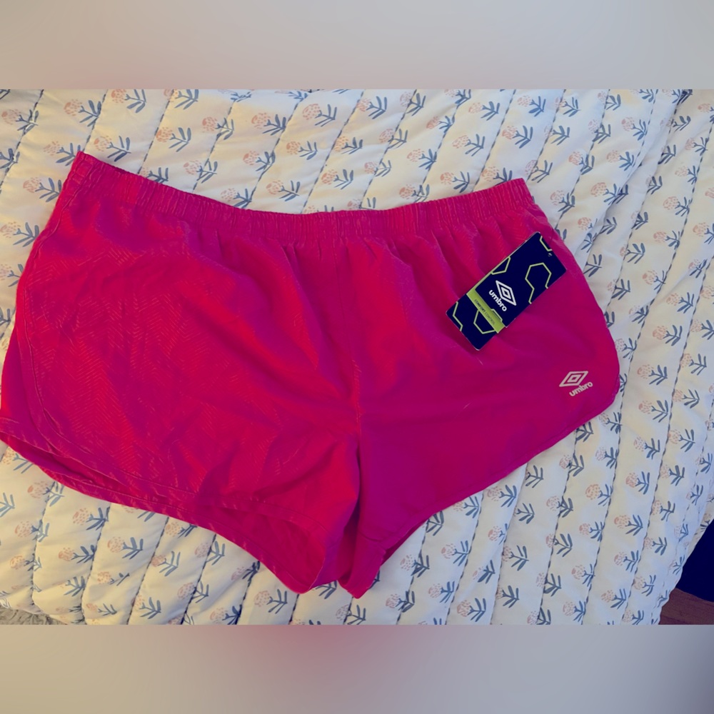 NWT Womans UMBRO bright magenta shorties